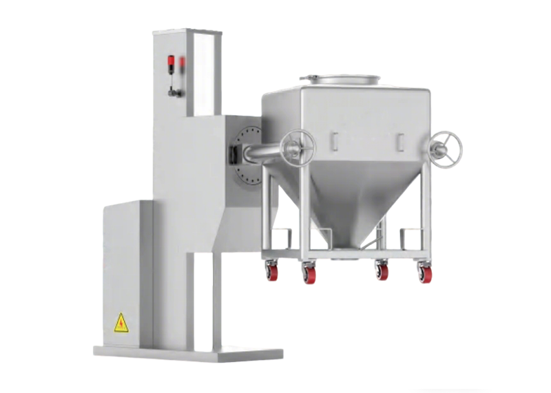 Single Column Lifting Bin Blender (HLT Series – Standard)