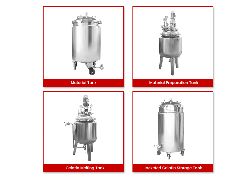 Tanks for Softgel Processing