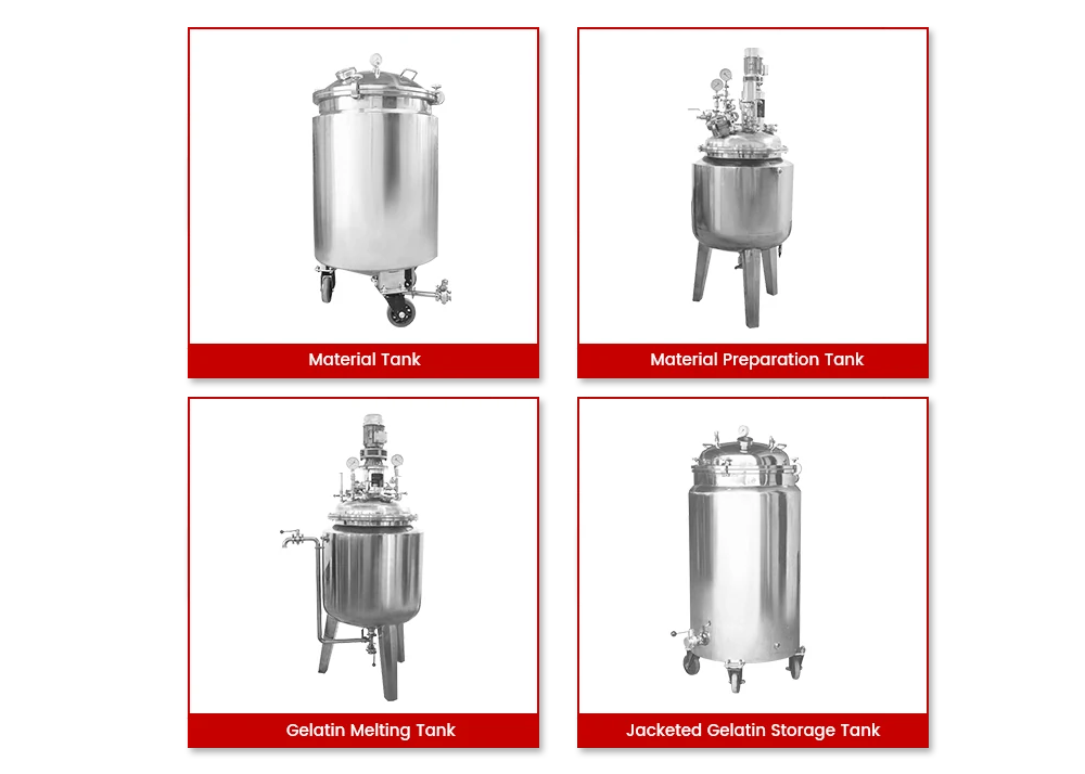 Tanks for Softgel Processing: Equipment overview